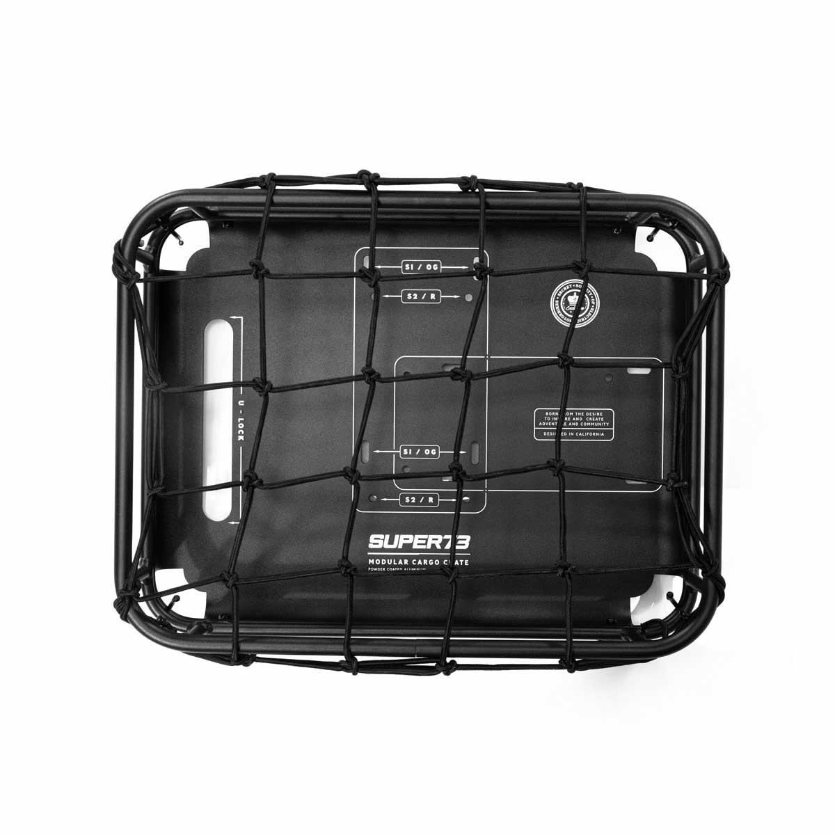 Super73 Modular Cargo Crate with Net