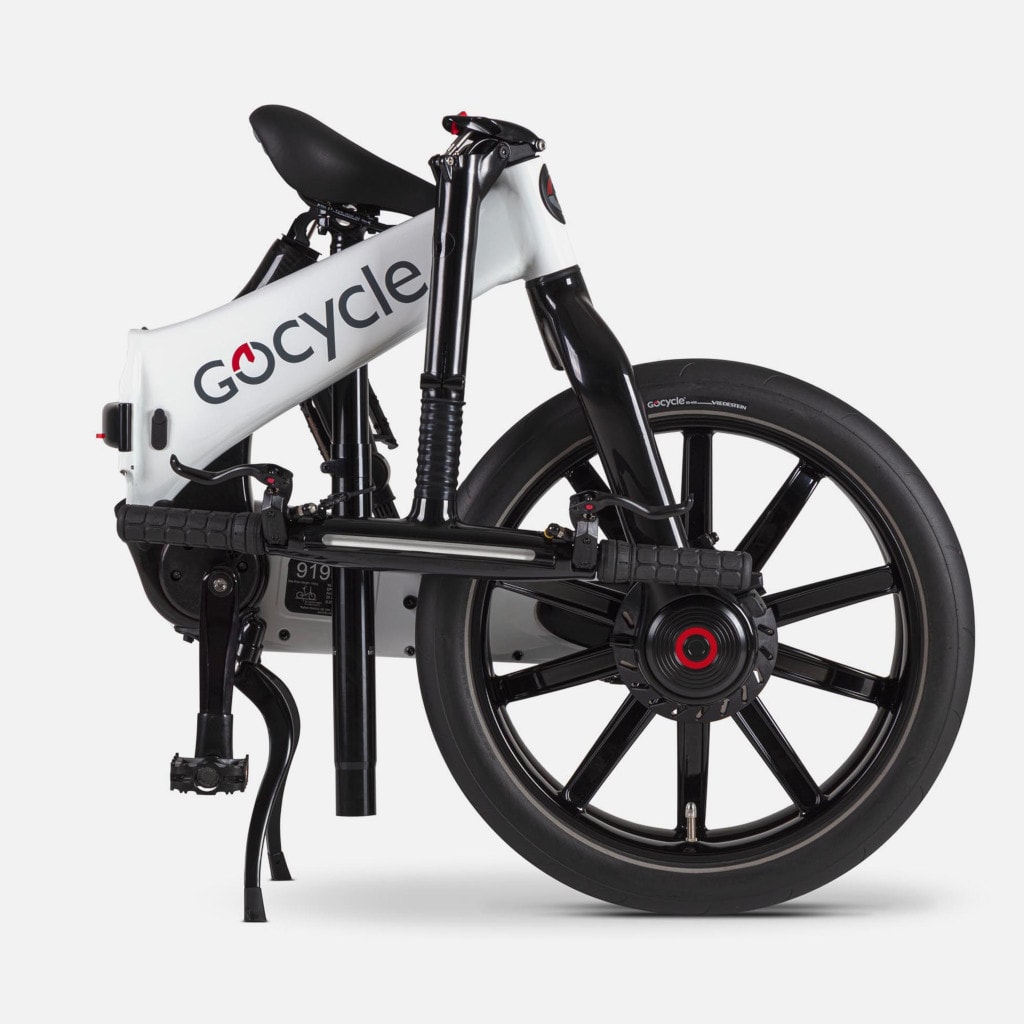 Gocycle-G4i-e-Klapprad-e-Bike-weiß gefaltet