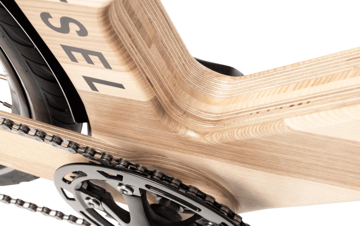 My-Esel-E-Cross-Komfort-Holz-E-Bike-Pedelec-Rahmendetail