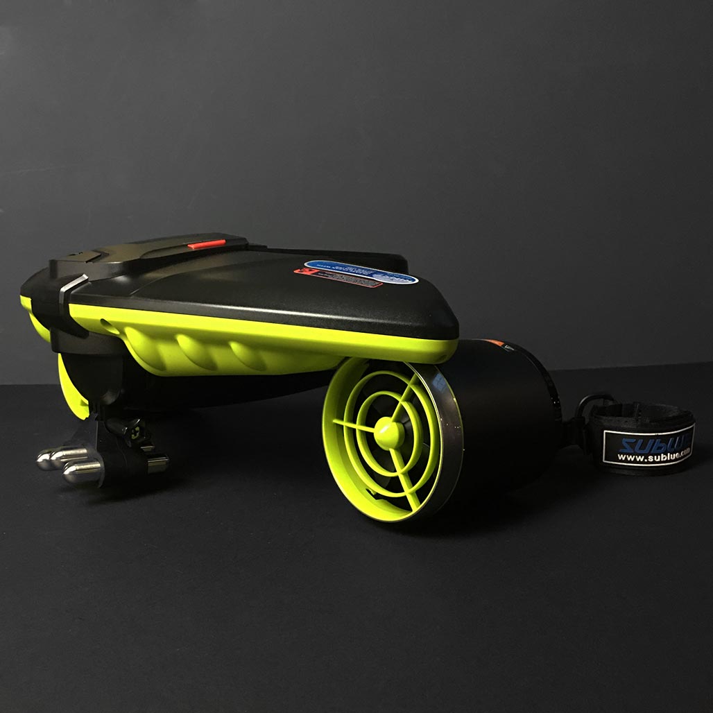Sublue-Navbow-Tauchscooter-2021-Grün-schwarz seitlich