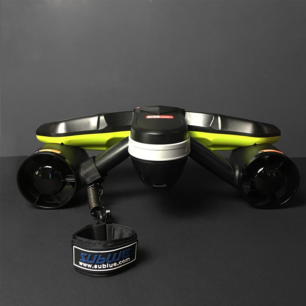 Sublue-Navbow-Tauchscooter-2021-Grün-schwarz seitlich 3