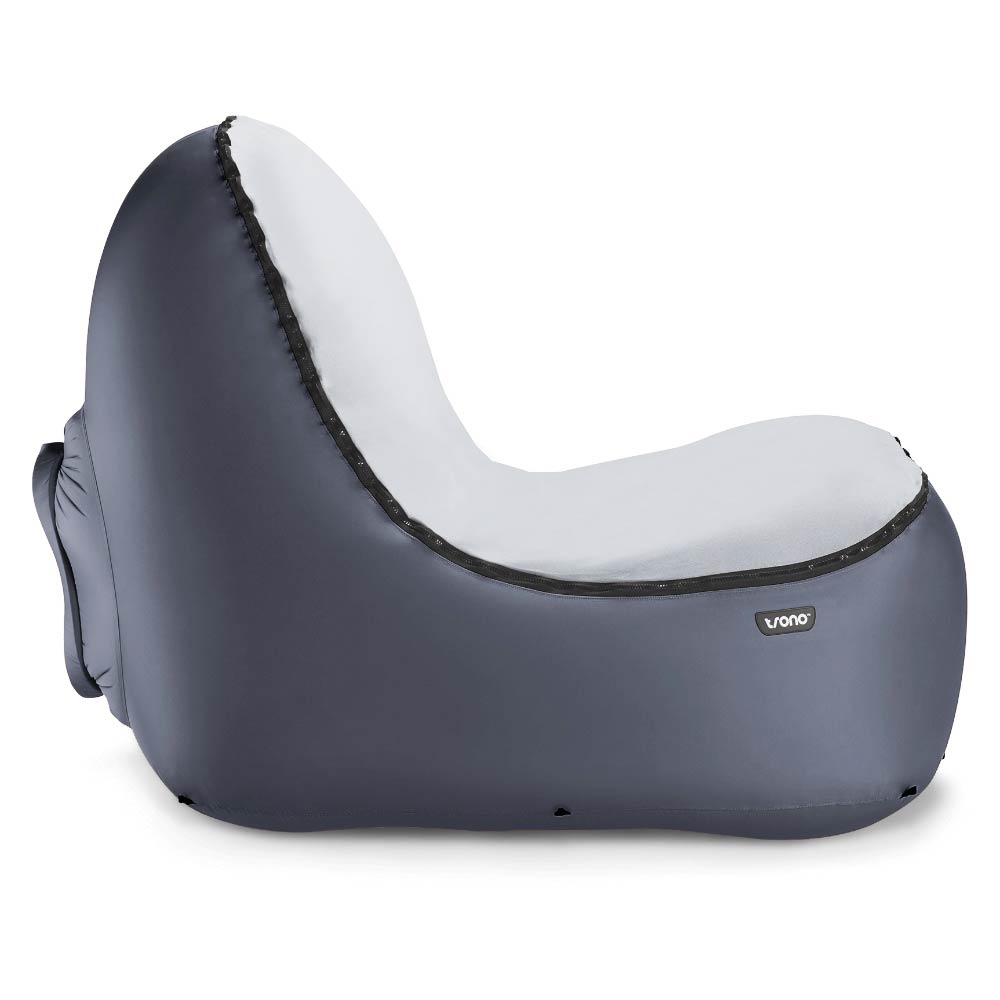 Trono-aufblasbarer-sitzsack-camping-stuhl-lazy-bag-Grau 2
