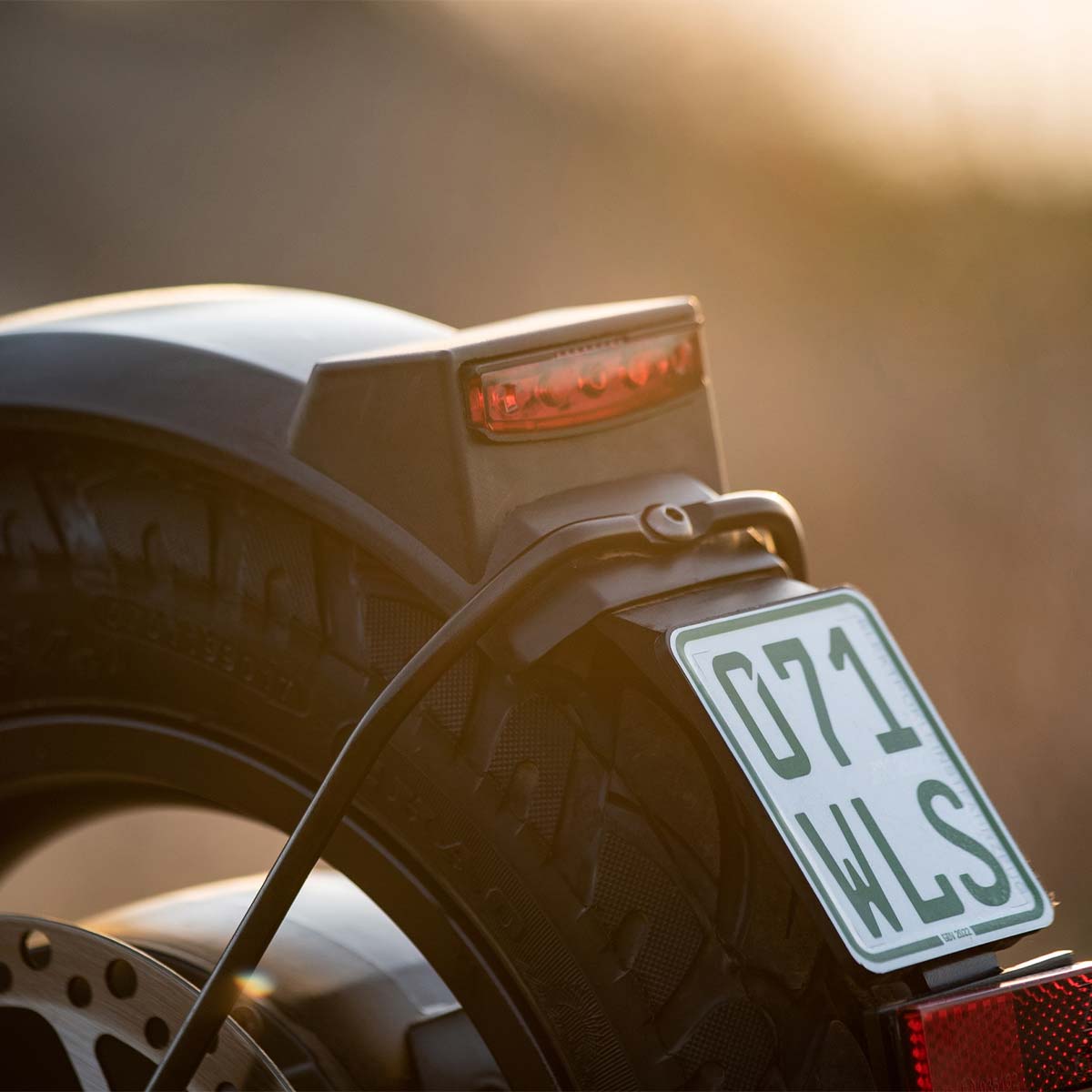 Egret X+ E-Scooter Numernschild