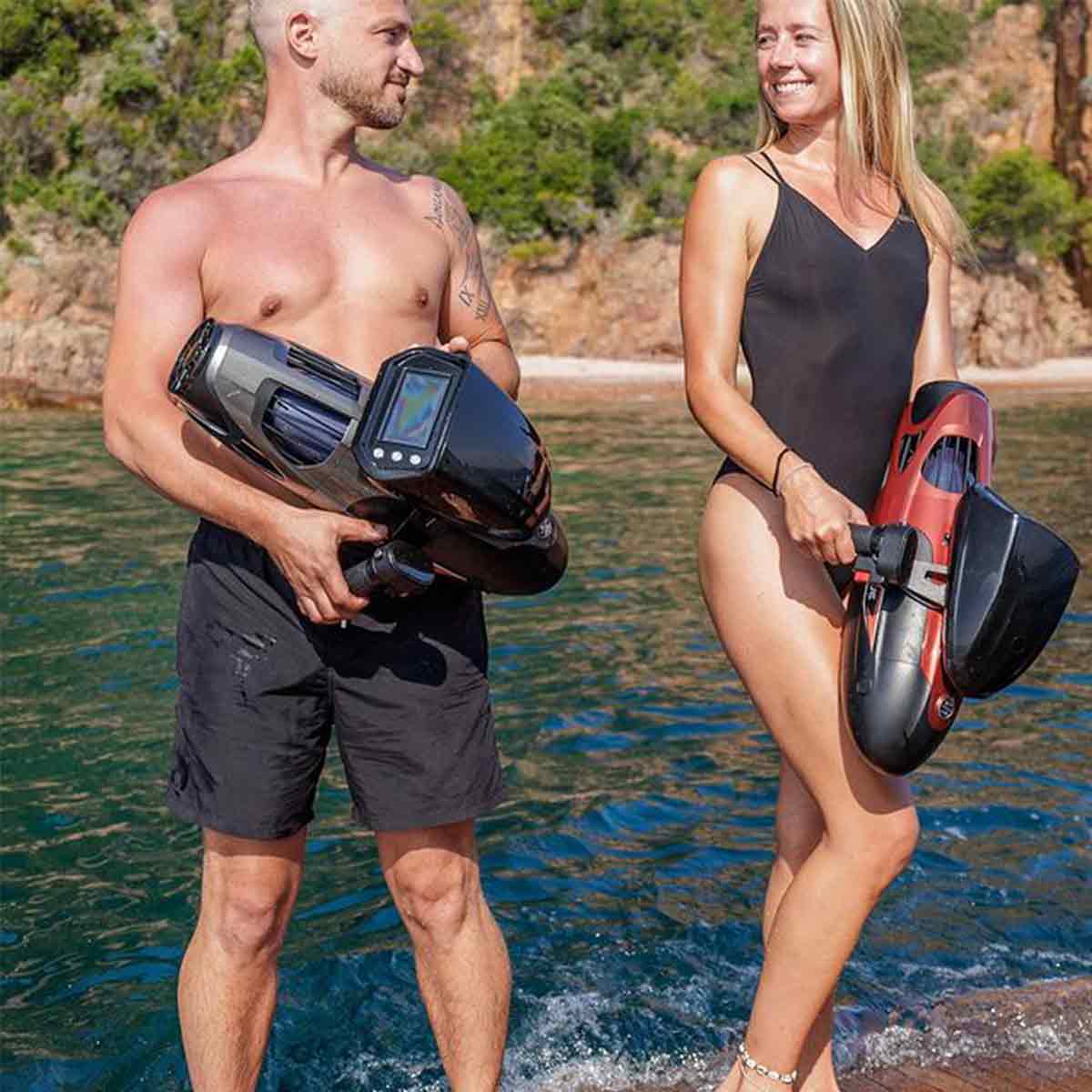 Sublue Vapor mit Mann und Frau