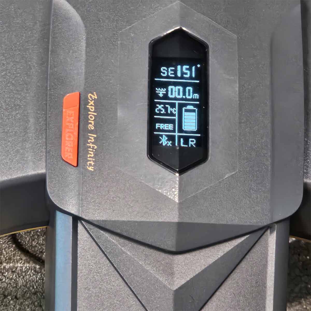 Sublue Navbow Plus Anzeige