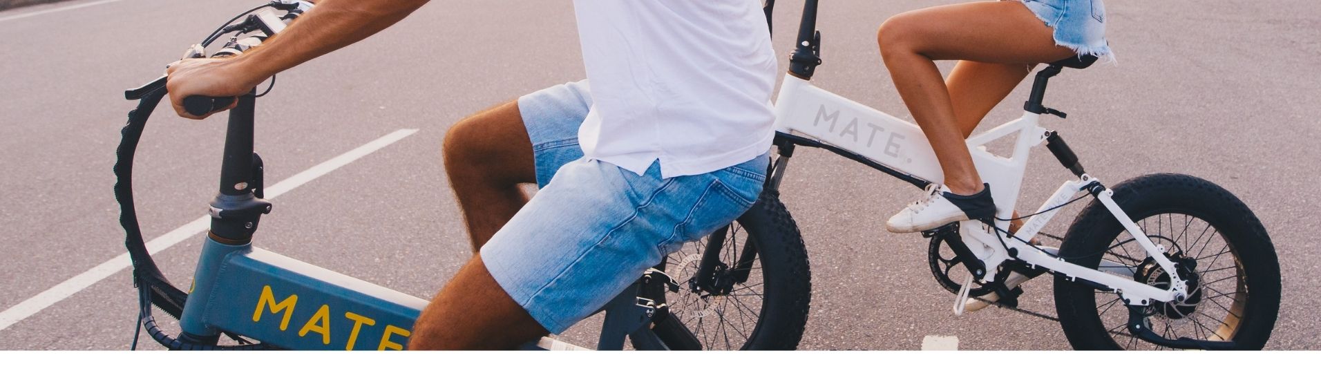MATE X  E-Bike Pärchen im Anschnitt