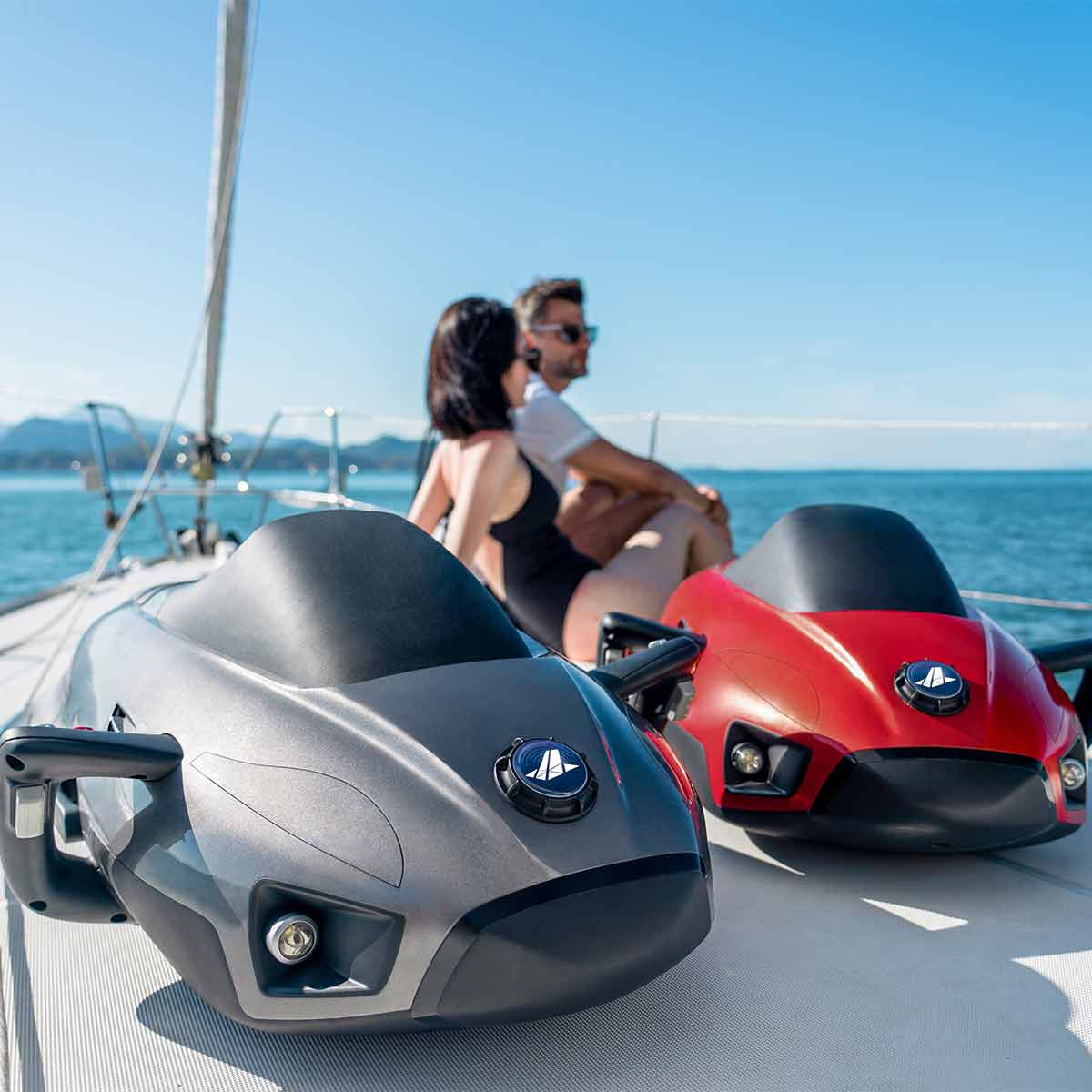 Sublue Altivs Tauchscooter auf Yacht