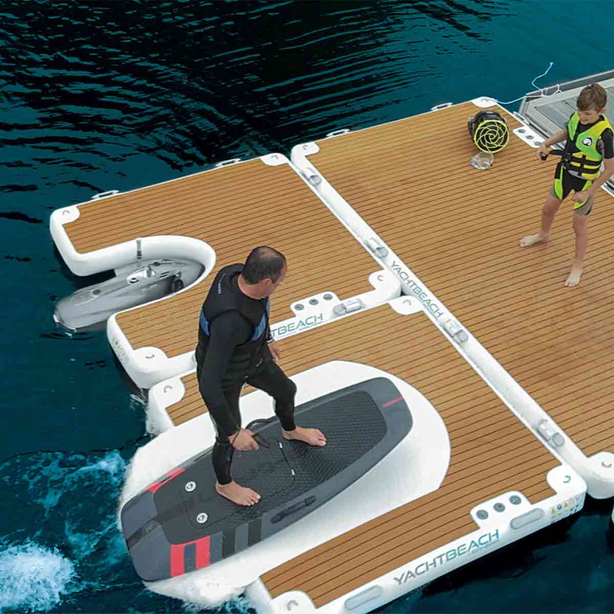 Yachtbeach Foil Dock Single mit Board
