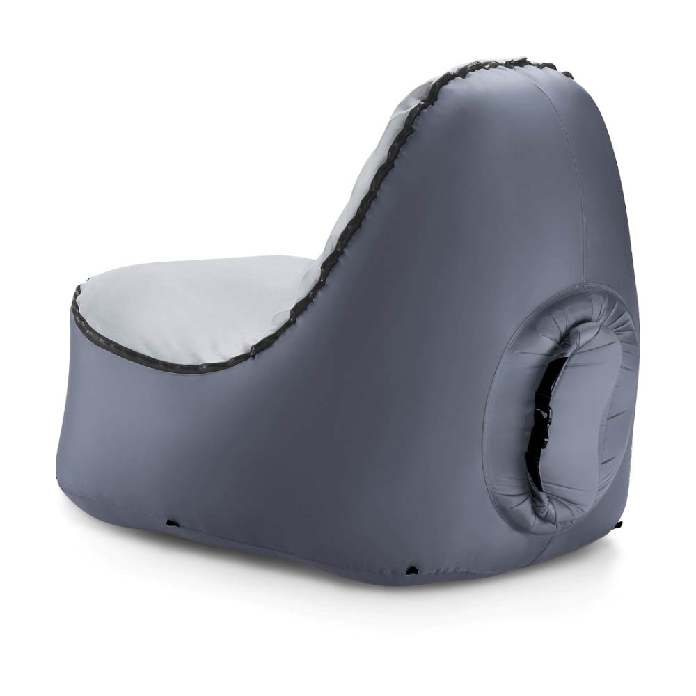 Trono-aufblasbarer-sitzsack-camping-stuhl-lazy-bag-Grau 3